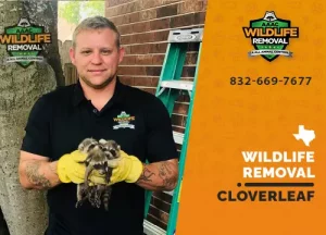 Cloverleaf Wildlife Removal professional removing pest animal
