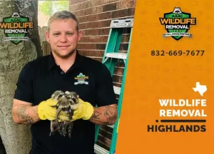 Highlands Wildlife Removal professional removing pest animal